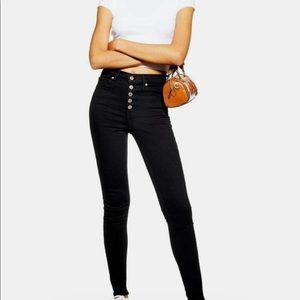 KanCan black button jeans